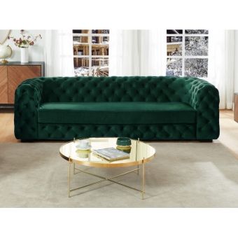 Sofá Chesterfield 03 Lugares verde 230