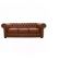 Sofá Chesterfield Decoração Couro Natural Legitimo 210 cm