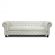 Sofá Chesterfield Branco 220 cm