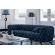Sofá Chesterfield 3 Lugares Azul 2,5 cm