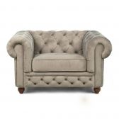 kit 02 Poltrona  Chesterfield Bege