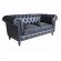 Conjunto Sofá 3 E 2 Lugares Sofá Chesterfield Couro