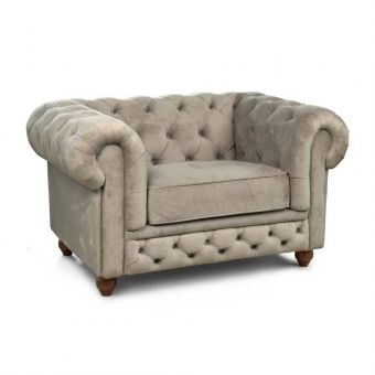 kit 02 Poltrona  Chesterfield Bege
