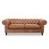 Sofá Chesterfield Couro Envelhecido 210
