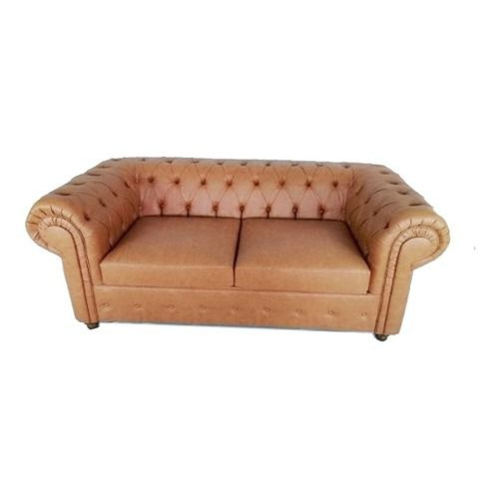 Sofá Chesterfield  Marrom Sala Eventos Decoração